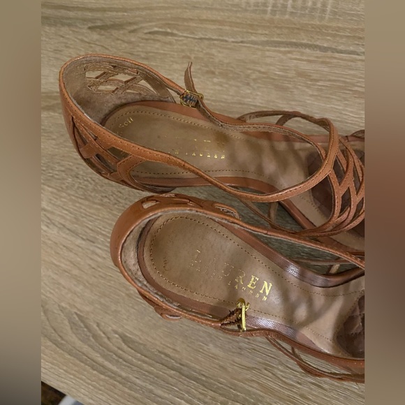 SOLD | Ralph Lauren Strap Heels - Picture 3 of 4